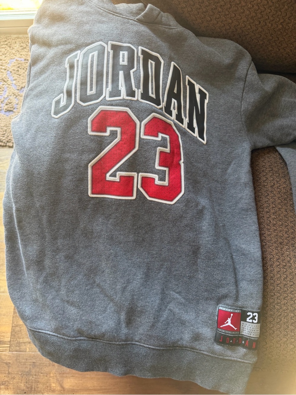 Jordan Gray Hoodie